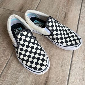 Vans ComfyCush Checkerboard Slip Ons Size 8 Womens